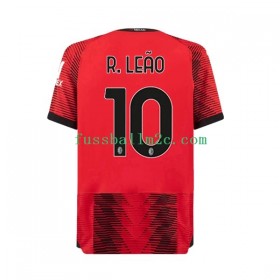 Fußballtrikots AC Mailand Rafael Leao 10 Heim Trikotsatz 2023-2024